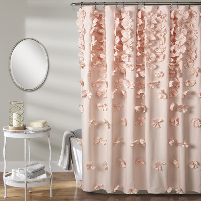 Rideau de douche simple de couleur unie Riley