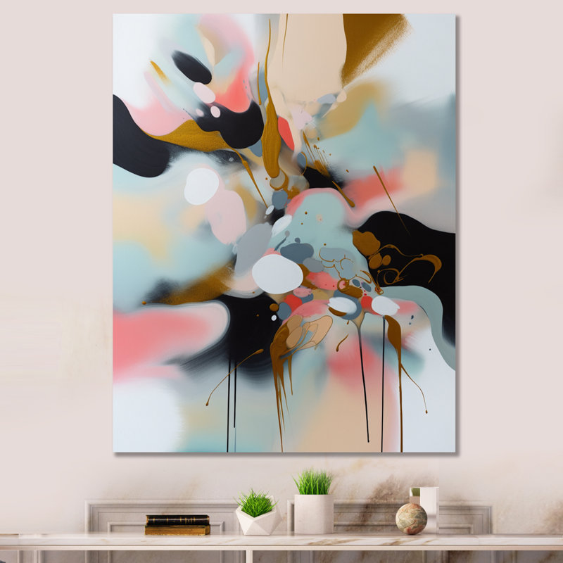 Luman Brushstroke III, impression sur toile, H 20 po x l 12 po x P 1 po, Toile tendue