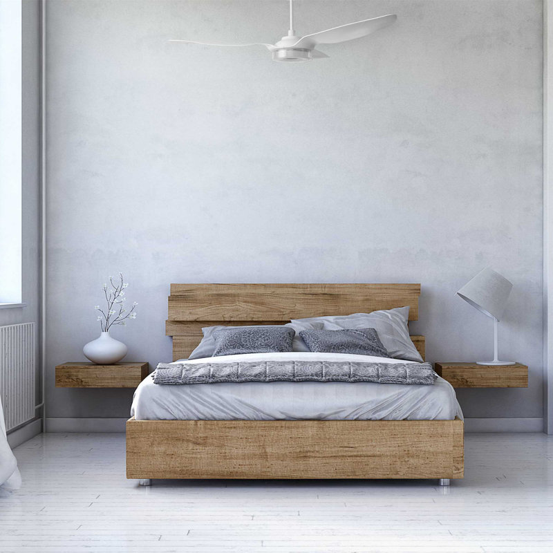 Ventilateur de plafond intelligent d'intérieur / extérieur Fletcher de 52 pouces, ensemble d'éclairage à DEL à intensité variable et télécommande, fonctionne avec l'assistant Google, Amazon Alexa et les raccourcis Siri.