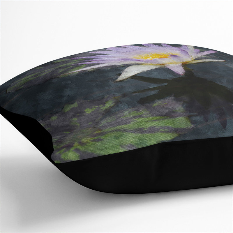 Square Cushion, Black, 40cm H x 40cm W x 15cm D