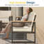 Canapé et table d'extérieur en aluminium 75 "avec coussin 75"-115050026