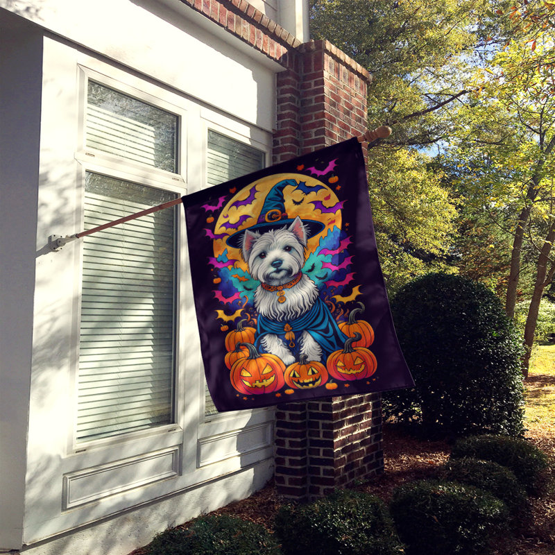 Drapeau de jardin en polyester double face Jakameron, 40 po x 28 po