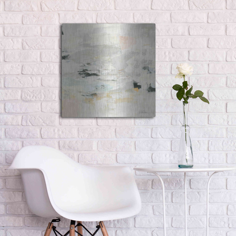 Red Barrel Studio® «Steps on Stones II Boho» par Silvia Vassileva, art mural en métal, H 24 po x l 24 po