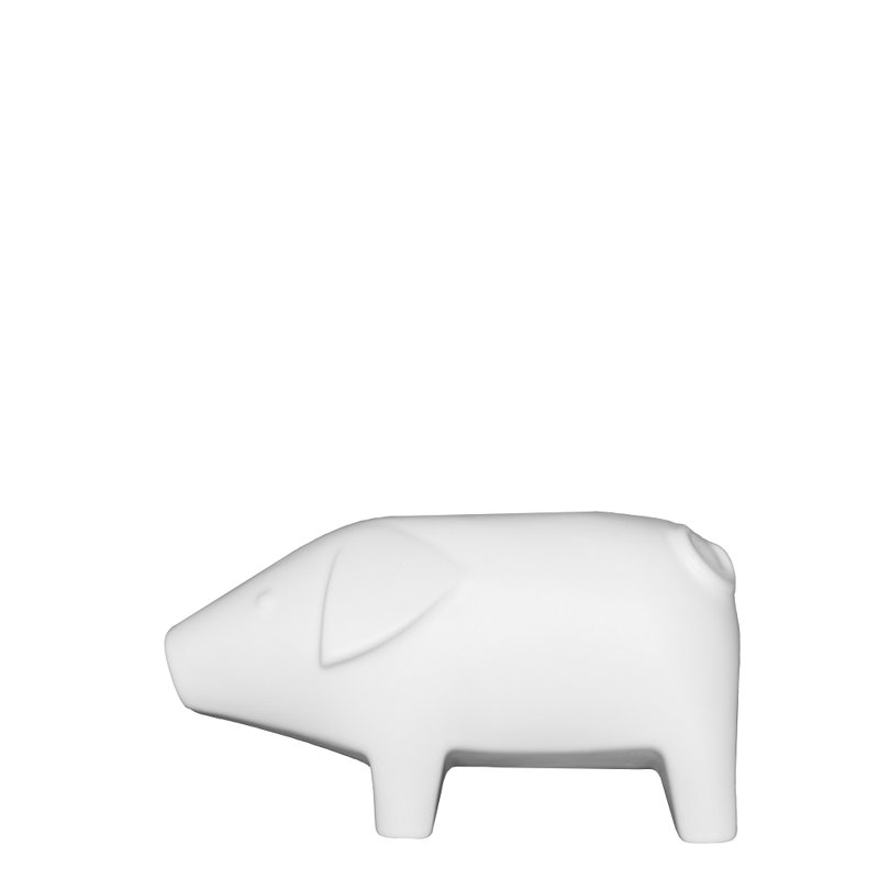 Swedish Pig Animals Figurines & Sculptures, 6.38" H x 2.76" W x 3.74" D