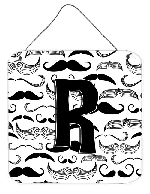 « moustache initial by denny knight », impression sur plaque, R