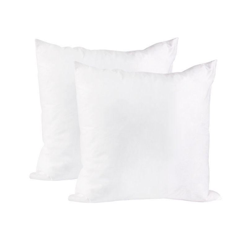 Feather Pillow Insert, 18" H x 18" W