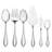 Pfaltzgraff American Bead 53-Piece Stainless Steel Flatware Set with Steak Knives & Hostess Set, Service for 8
