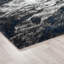 Tapis abstrait à poils longs noir / bleu marine / gris-70569921