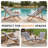 Outdoor Reclining Beach Lounge Chair, Folding Deck Chair with Adjustable Backrest-164410895