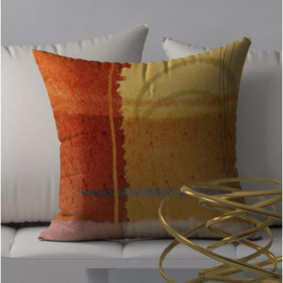 Housse de coussin carrée lisse et insert