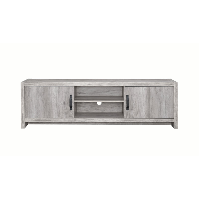 Demee 70.35'' W Media Console in Gray, Light gray