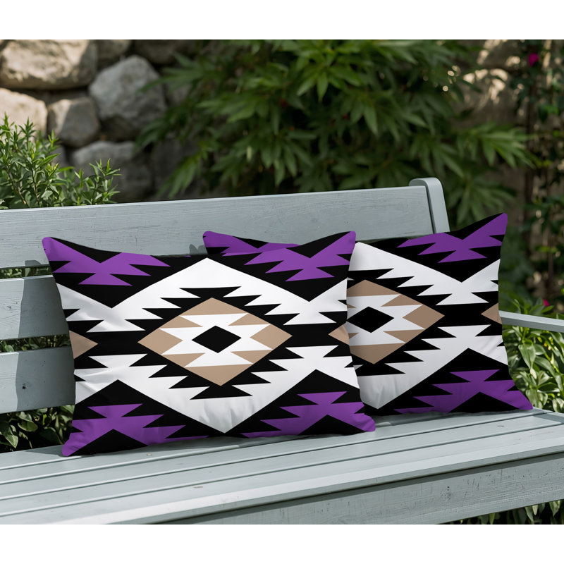 Coussin intérieur / extérieur Seka, 25 x 18, Mauve