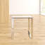 Duprey Glass Top Sled End Table