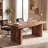 63" W Rectangle Solid Wood Computer Desk