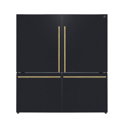 Forno Milano 2-Piece 62-Inch Freestanding Bottom Freezer Refrigerator, , 34.4 cu.ft,
