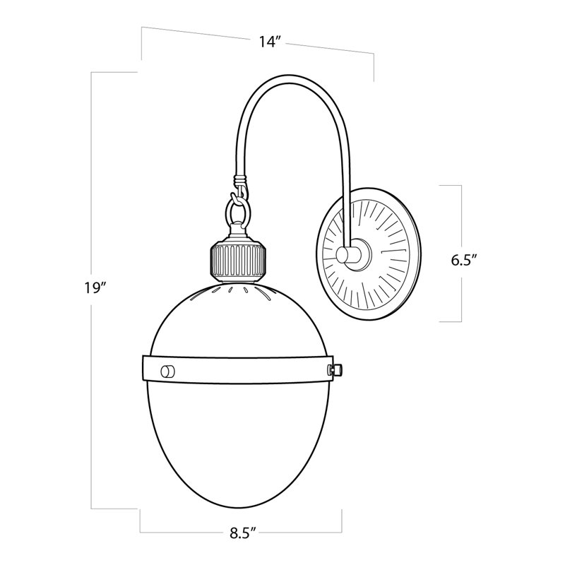 Otis 1 - Light Armed Sconce