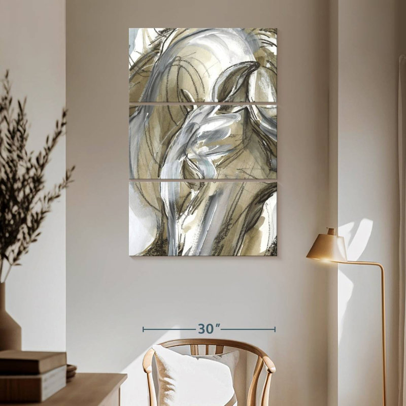 Avery Horse Abstraction I, 65" H x 42" W