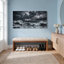 «Stormy Ocean Waves And Lightning», reproduction d'art sur toile tendue sur toile, ensemble de 1