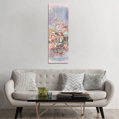 Ste-Anne Mermaid Chamber Ensemble I (Feat. Patron The Dog) by Anastasia Tsai - Panoramic Gallery-Wrapped Canvas Giclée on Canvas