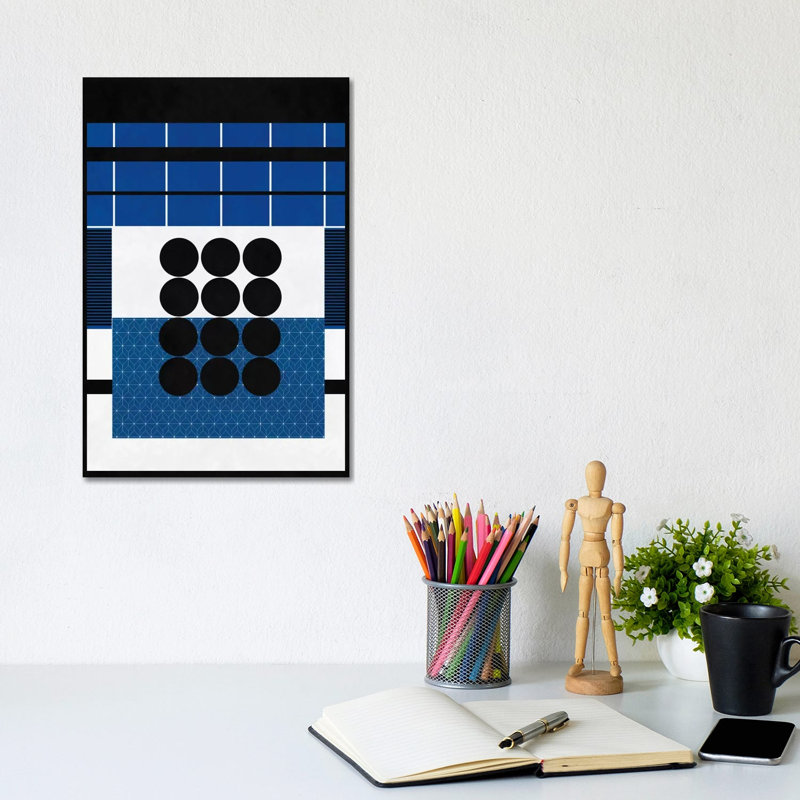 A Study In Geometry - Wrapped Canvas Print, 20.32 cm H x 30.48 cm W