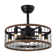 Buffy 20" Farmhouse Caged Ceiling Fan with Light Kit and Remote Control Included