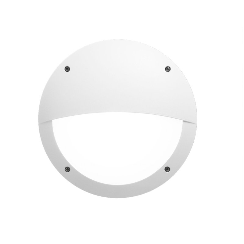 Telly Outdoor Bulkhead Light, Grey, Incandescent