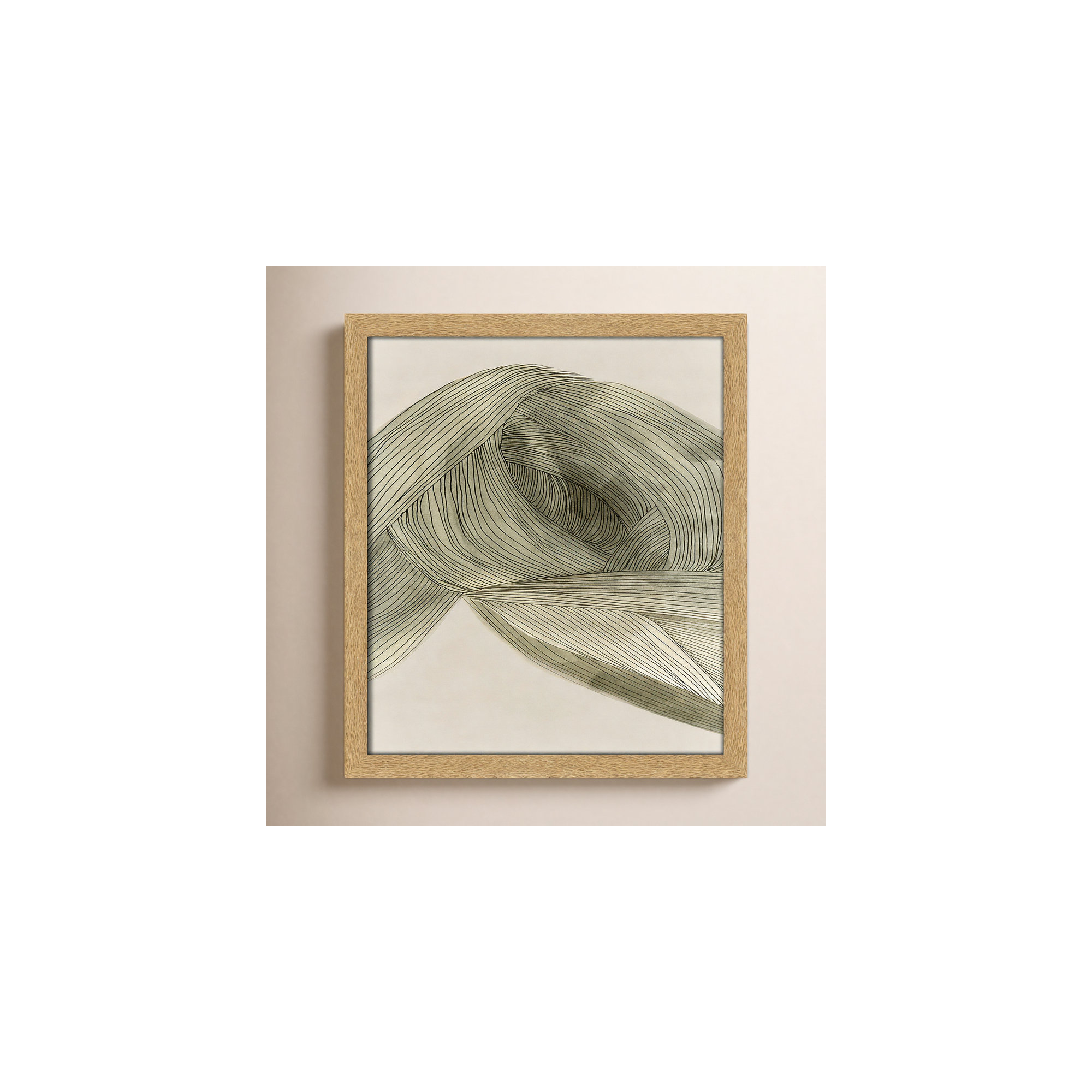 Dreaming In Pastel I, 15" H x 13" W x 0.75" D, Natural
