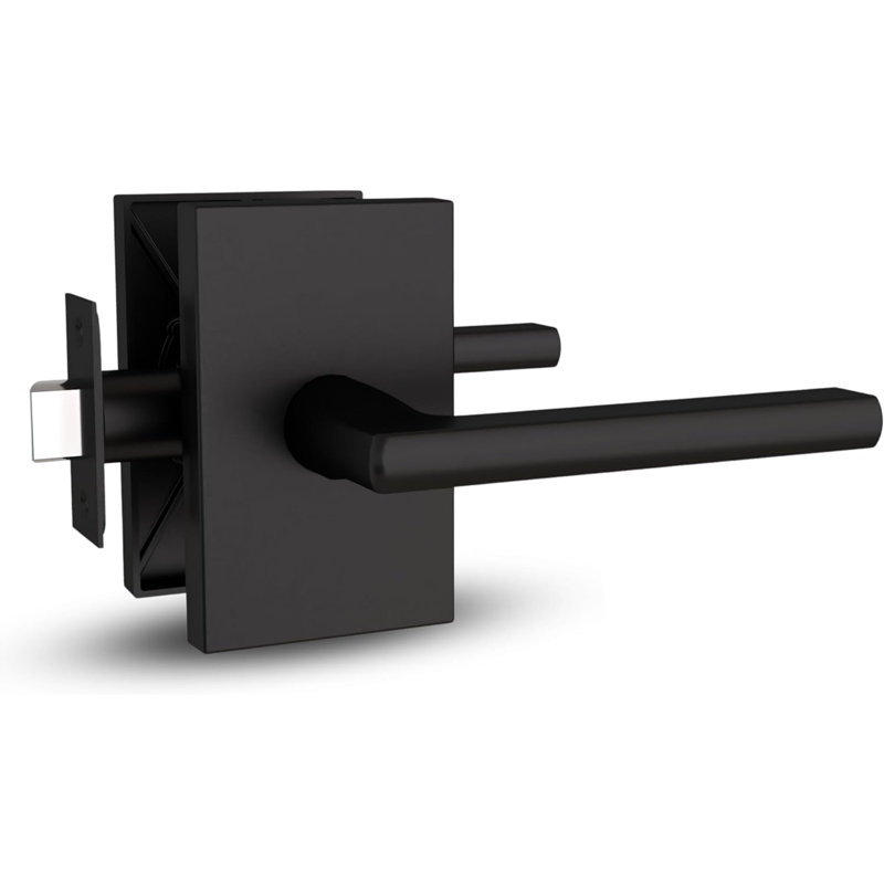 Poignée Mega Handles Glamour Passage, Matte Black, Passage (couloir et garde-robe)