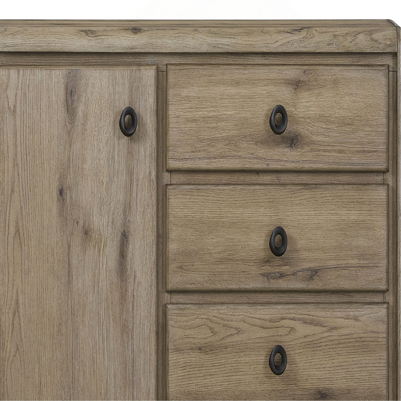 Commode d'appoint English Knotty Oak