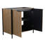 Meuble-lavabo contemporain de 36 po avec fonction de fermeture en douceur et style élégant-1091661442