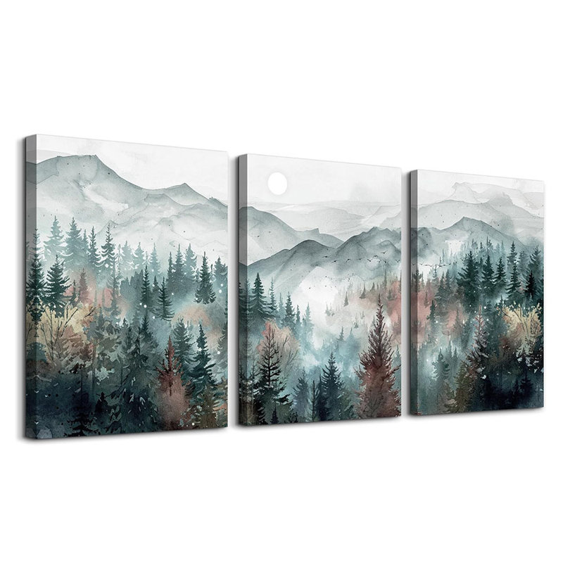 3 Piece Wrapped Canvas Print