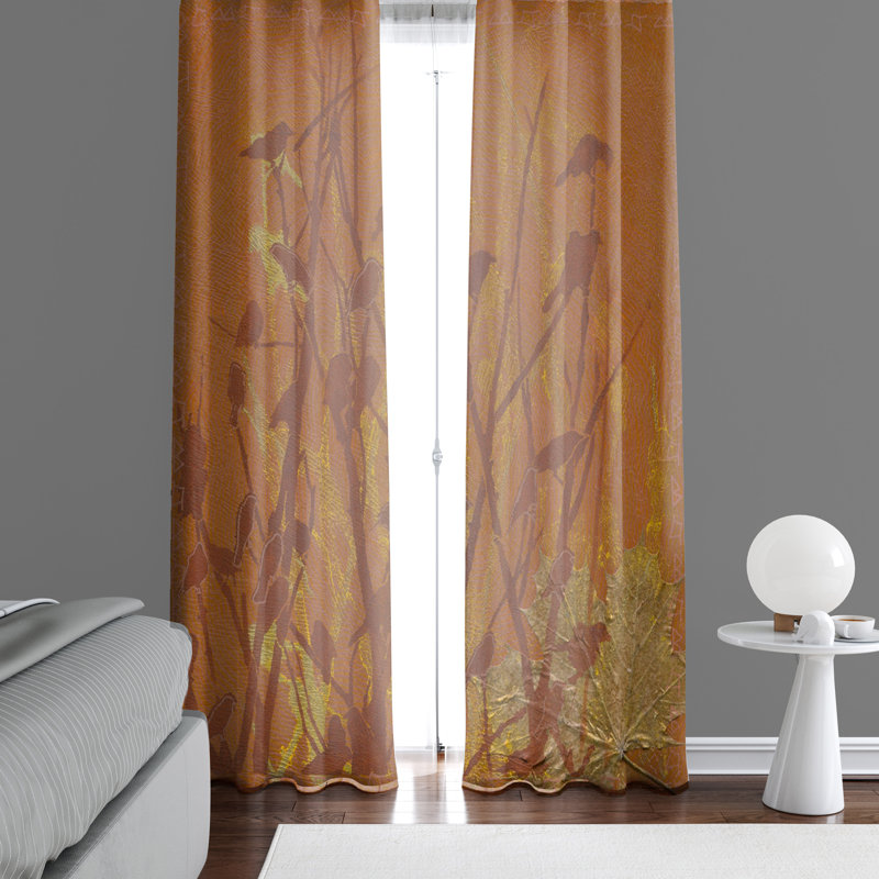 Paire de rideaux semi-transparents Sharonica, L 40 po x H 52 po