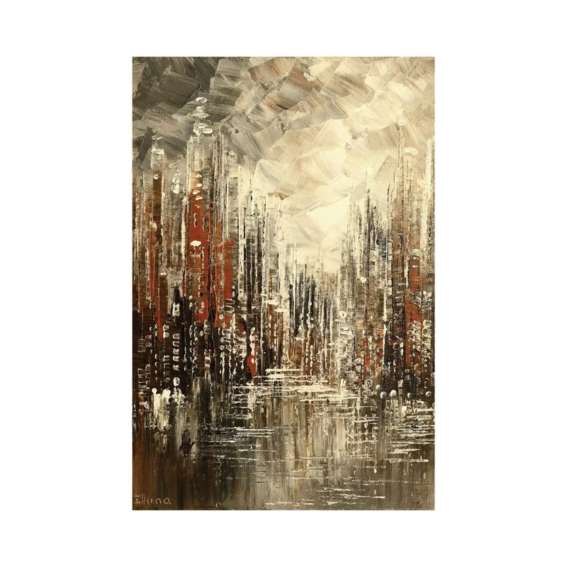 Cornerstone 1 Piece Wrapped Canvas Wall Art, 20.32 cm H x 30.48 cm W