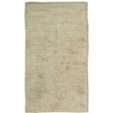 Antique One-of-a-Kind Rectangle 4'3" X 7'5" Hand Knotted Area Rug