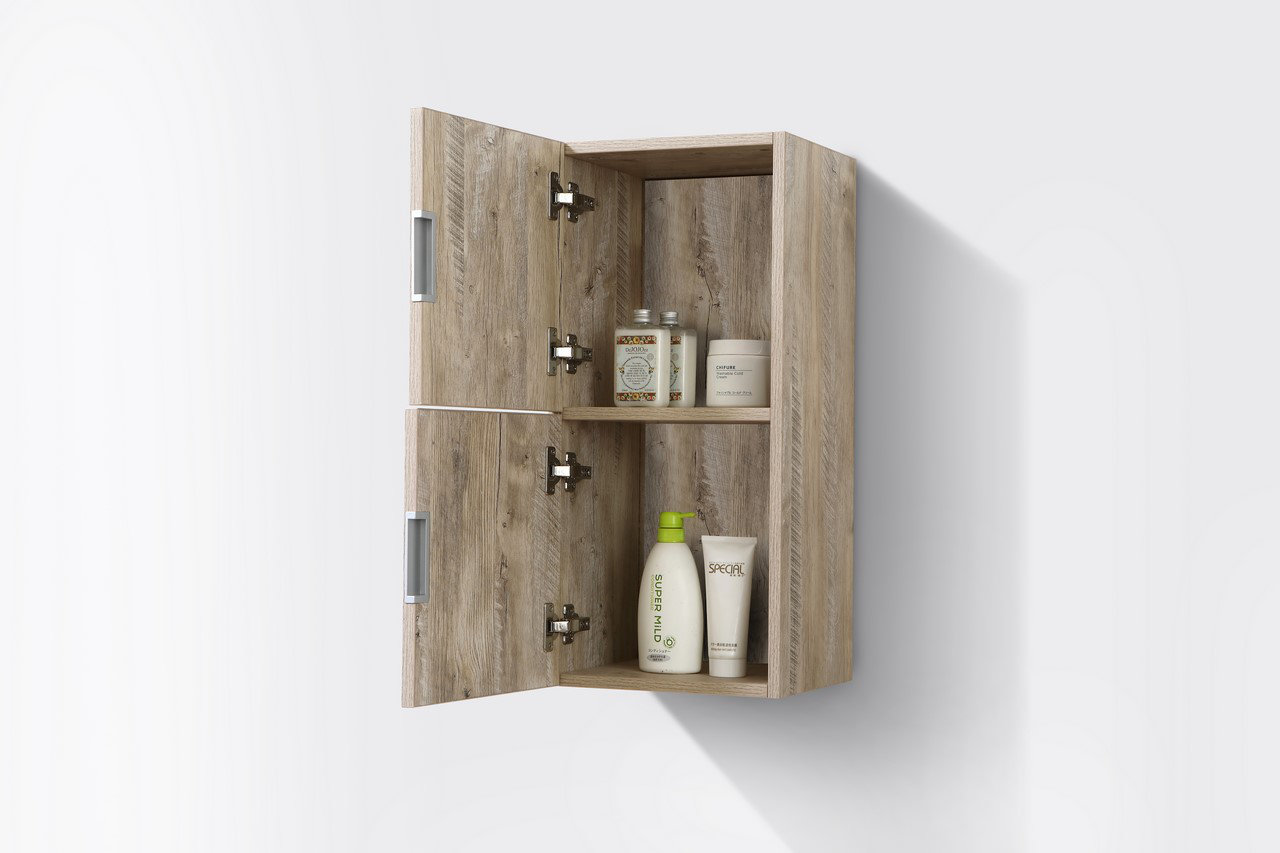 Royetta Linen Cabinet, Nature Wood