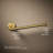 Elate 9" Wall Mounted Round Towel Arm, Metal Wall-Mounted Towel Holder, Towel Bar-85615744