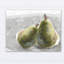 « two poires on gray »-reproduction d’art sur toile enroulée-1284617517
