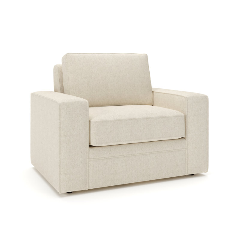 Miranda Upholstered Accent Chair, John Linen Sepia