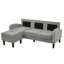 3 Seater Linen Sofa-421191407