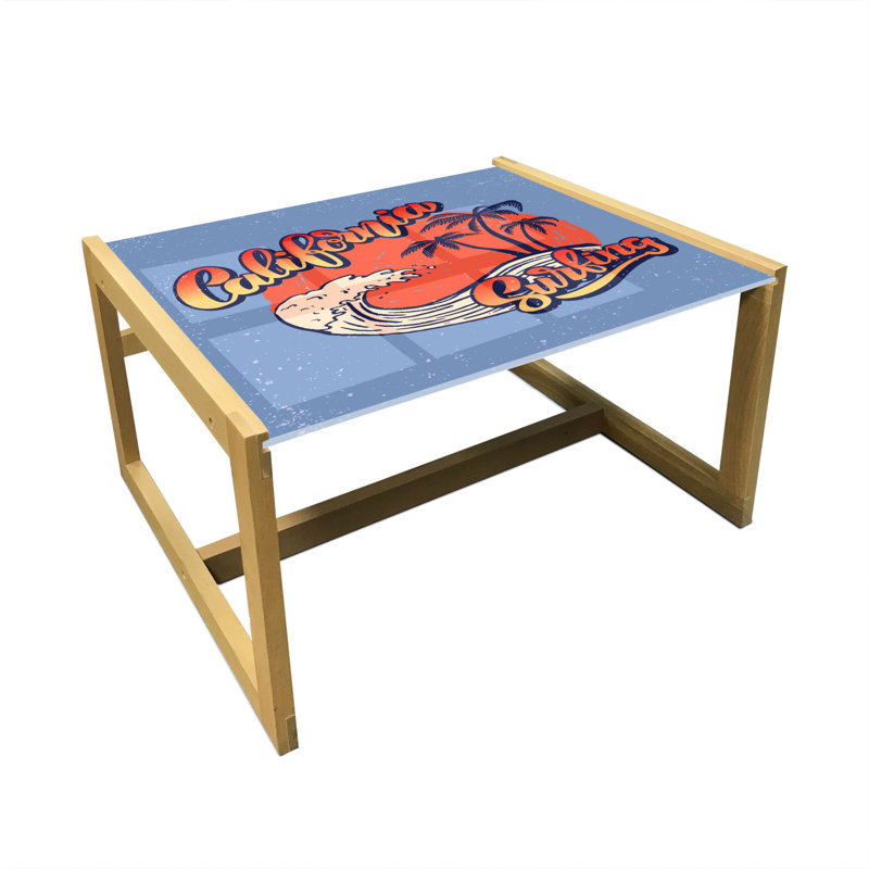 Irmtraude Sled Coffee Table, 62cm H x 74cm W x 40cm D