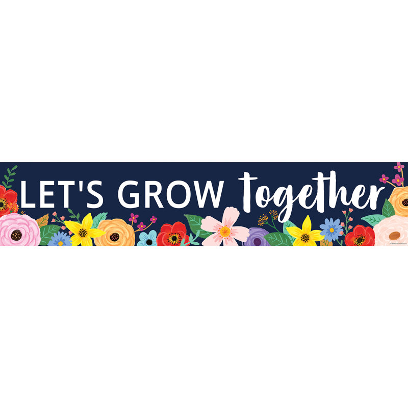 Bannière Wildflowers Let's Grow Together