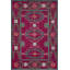 Athena Oriental Area Rug in Blue/Fuchsia/Green-1542382966