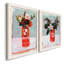 Centre de table I - ensemble de 2 reproductions d'art sur toile-744306560-744306567