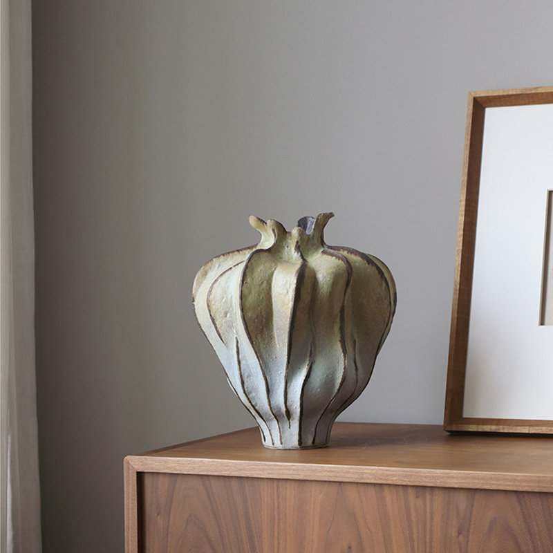 Vases de table en céramique/porcelaine couleur trompette