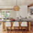 5-Light Hand-Woven Hemp Rope Chandelier-457103799
