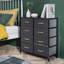 Commode de rangement large 8 tiroirs Mcdonell
