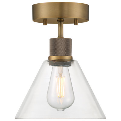 Southglenn Glass Semi Flush Mount
