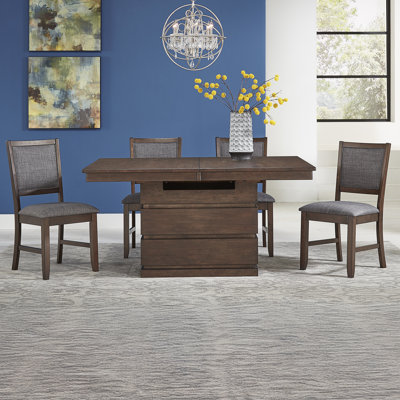 Wilmslow Extendable 5 Pc Solid Wood Dining Set
