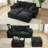 Boneless Modular Sectional Sofa with Ottomans No Assembly-2038222666