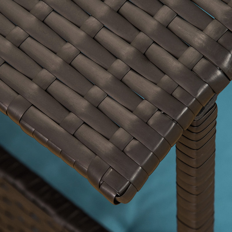 Lit pour chien Pe avec structure surélevée, coussin amovible et parasol d'extérieur à baldaquin bleu